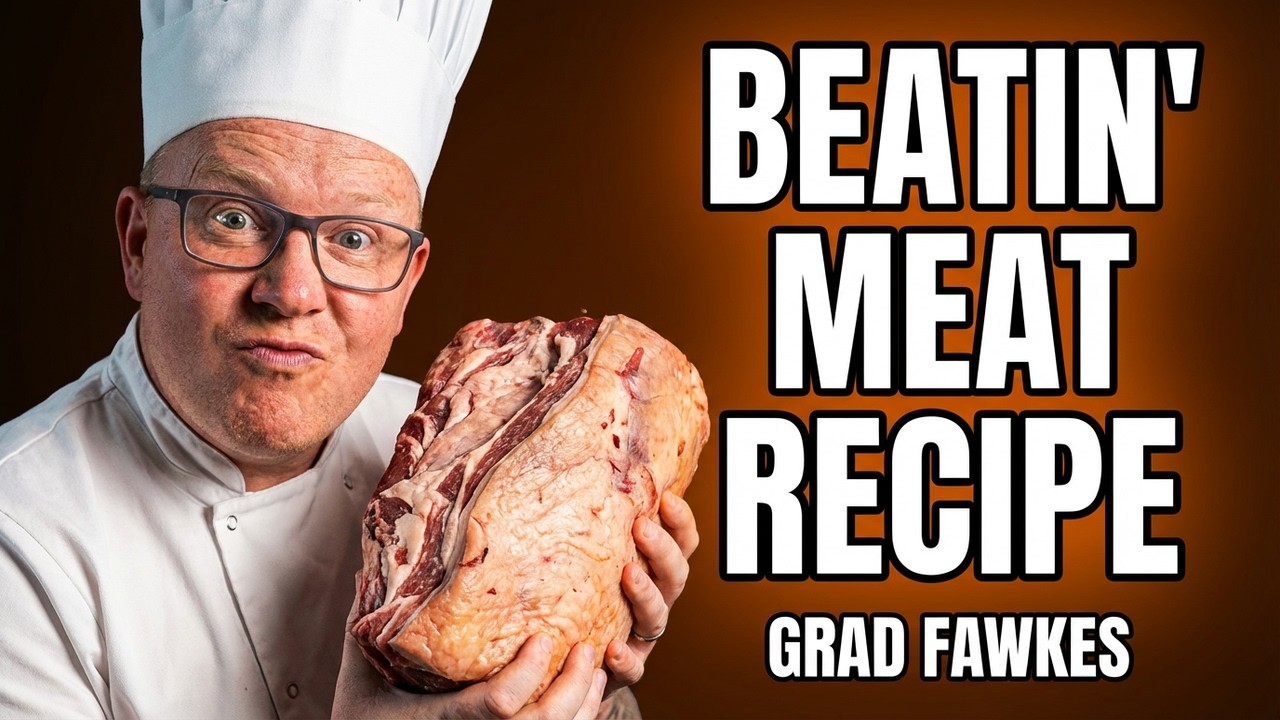 Beatin your meat | another great recipe song by Grad Fawkes