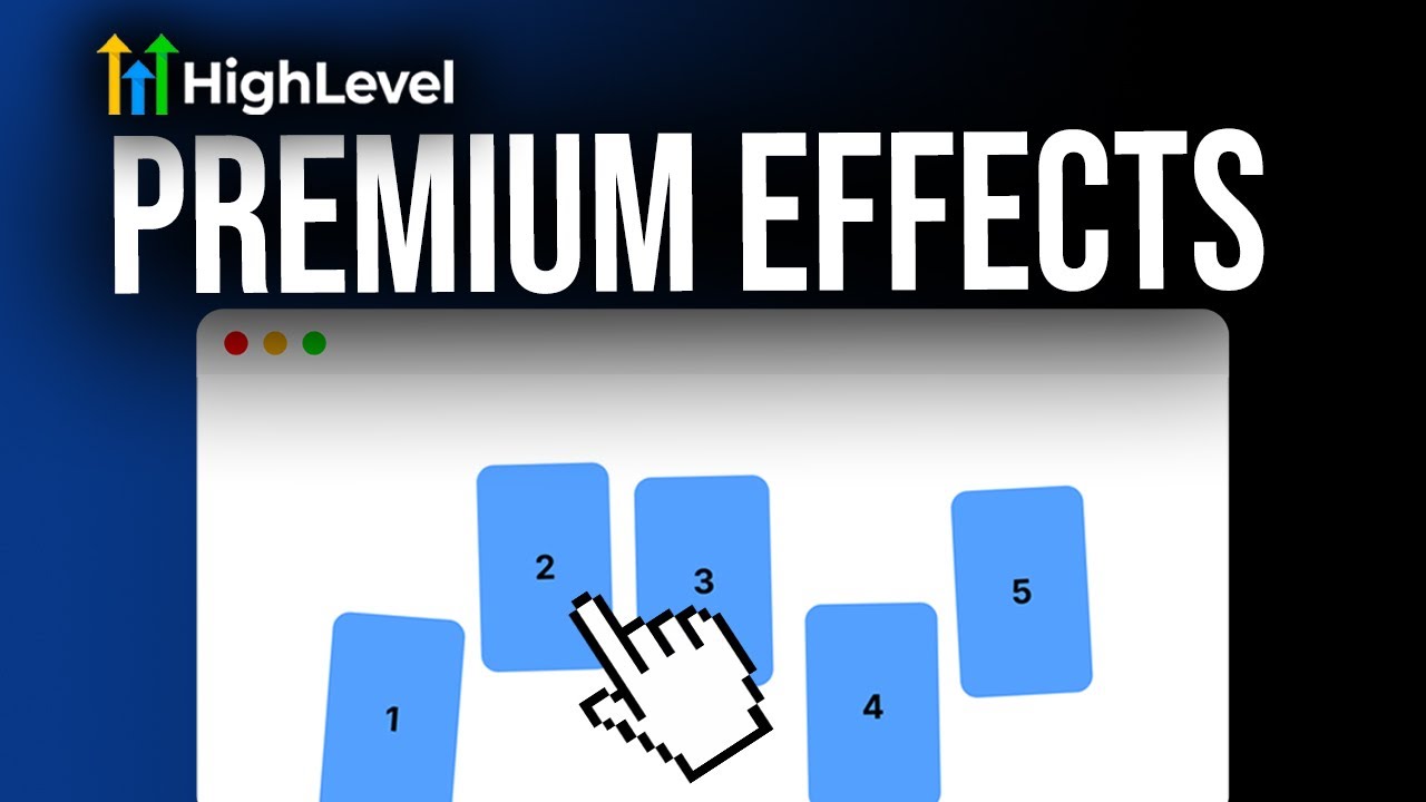 Make Your GHL Website Look PREMIUM With These 4 Effects!