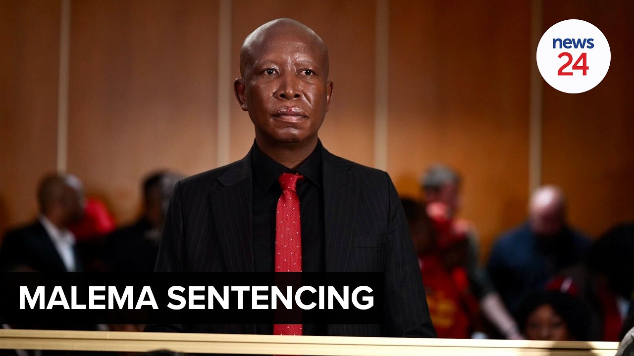 WATCH | Malema sentencing: EFF leader arrives in court on sentencing day