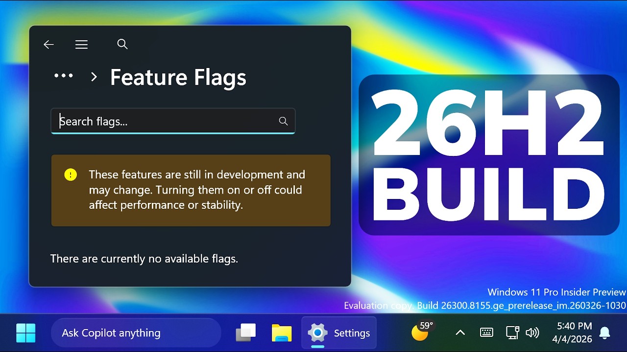 Новая сборка Windows 11 26H2 26300.8155 &ndash; множество нововведений, новый режим Xbox и исправления ...