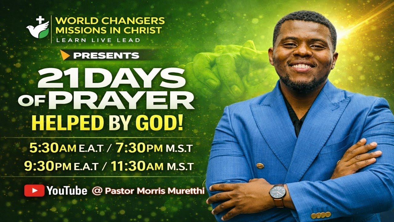 21 DAYS OF PRAYER /HELPED BY GOD EVENING SACRIFICE/DAY 15