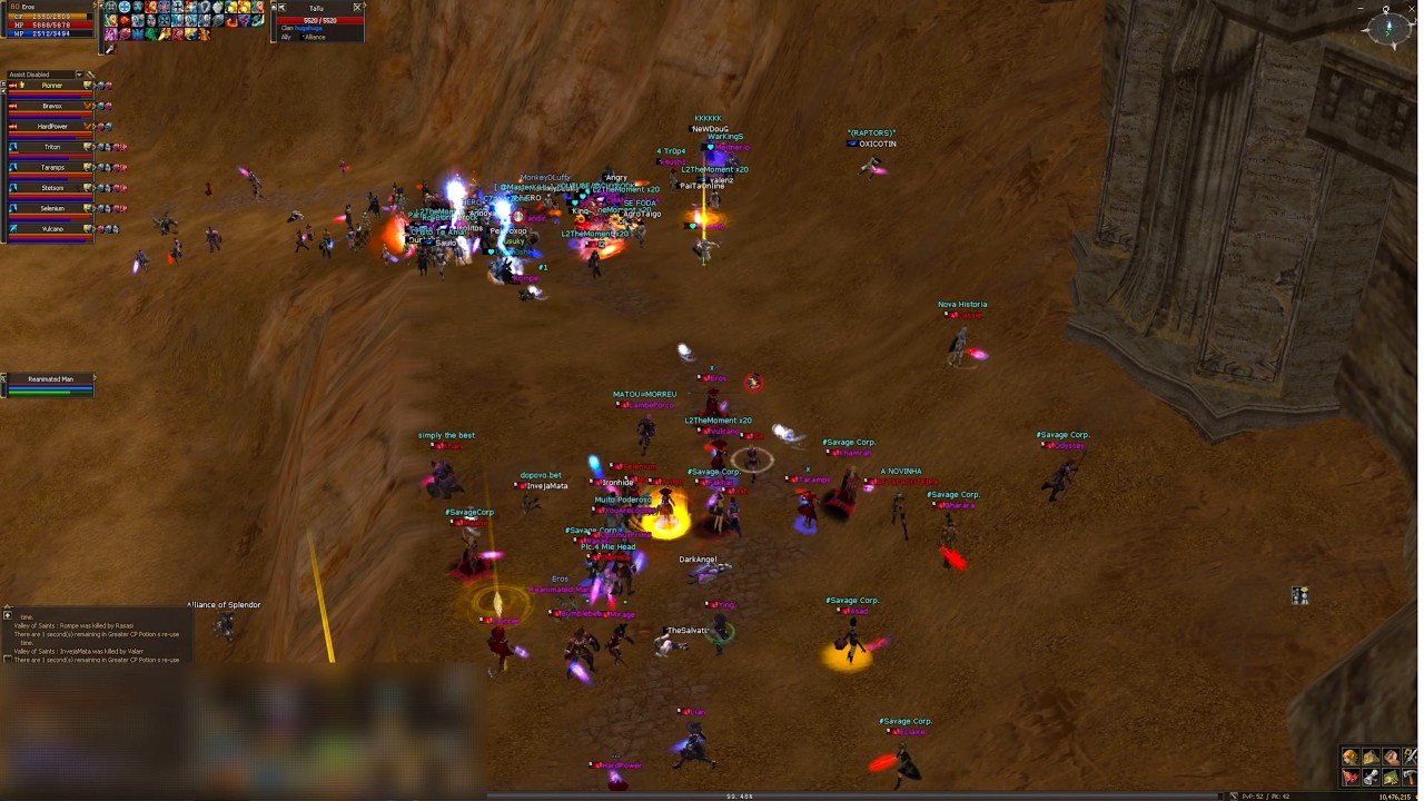 Clan DeathTarget DT - L2 Themoment - Firsts pvp