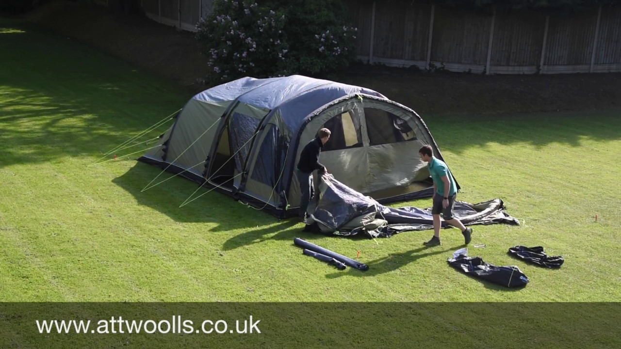 Outwell Corvette 7AC Pitching & Packing (Real Time) Video