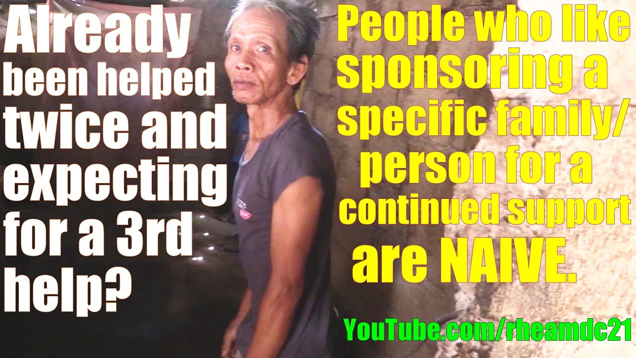 I Don't Like Giving Help Continuously to a Specific Filipino Family or Individual in the Philippines