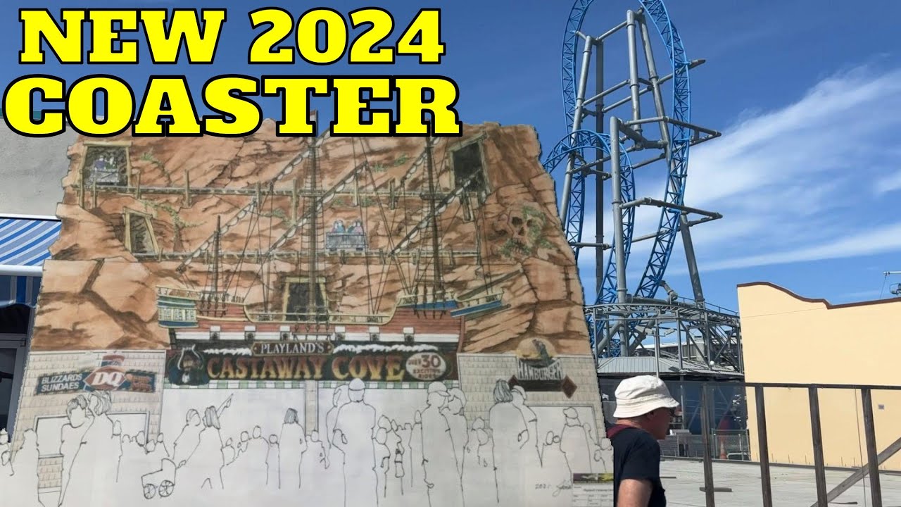 New Roller Coaster Coming to Playland's Castaway Cove in 2024