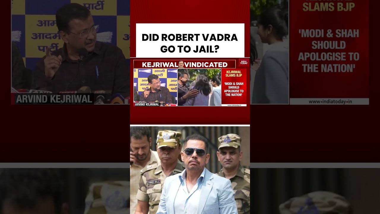 Big Claim at AAP Press Conference: Why Robert Vadra Did Not go to Jail? #arvindkejriwal #robertvadra