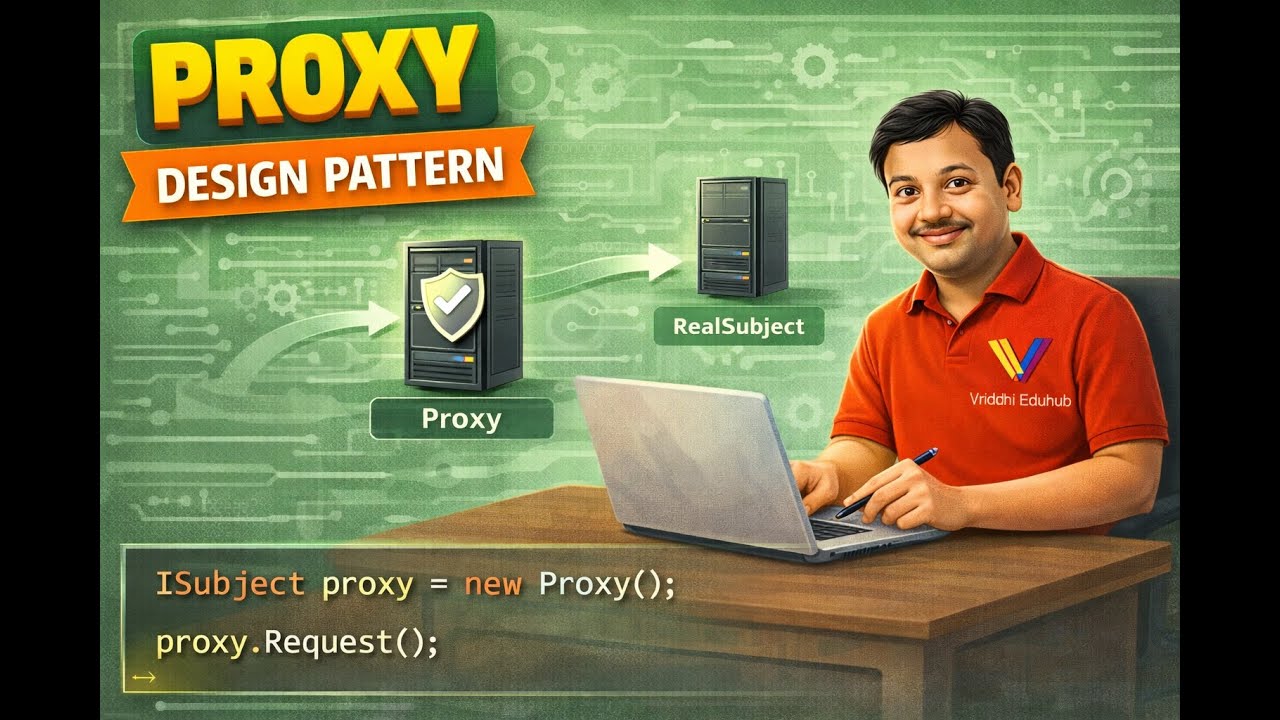 14 Proxy Design Pattern Explained | C# Beginner Friendly | Vriddhi Eduhub