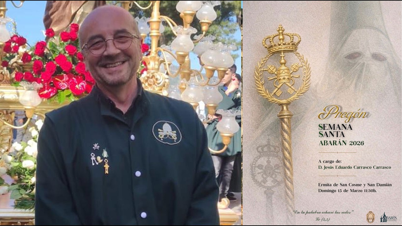 Entrevista con J  Eduardo Carrasco Carrasco, pregonero de la Semana Santa de Abarán 2026
