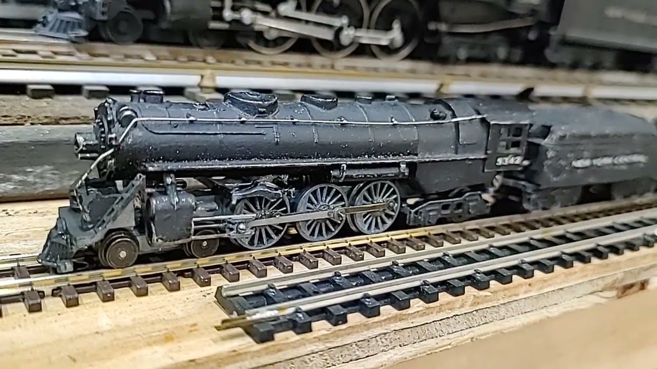 Vintage NYC Hudson steam engine Micro Trains 1946-8 Sweden pre N 10mm gauge @vintage-model-trains