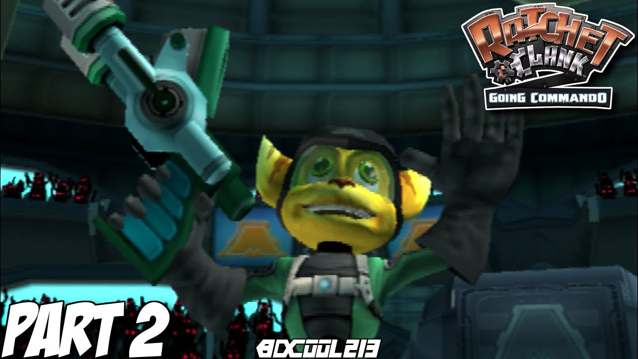 RATCHET & CLANK GOING COMMANDO GAMEPLAY WALKTHROUGH PART 2 MAKTAR NEBULA - PLAYSTATION 2 LETS PLAY