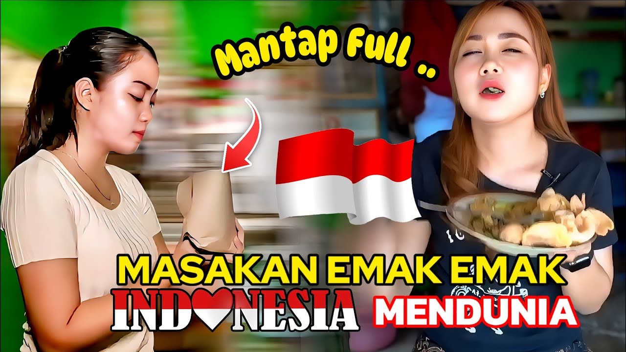 Luar Biasa Mantap!! Masakan emak emak INDONESIA🇮🇩 Mendunia,di buru bule luar negeri