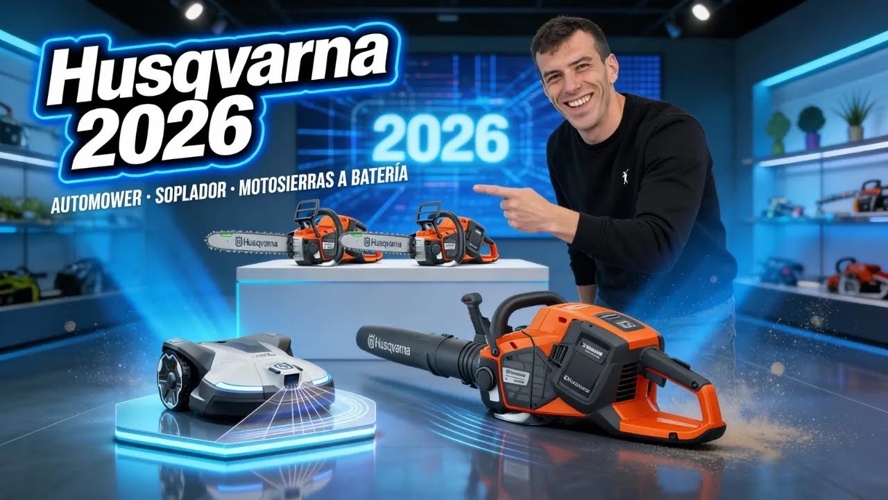 Novedades Husqvarna 2026: nuevos Automower y jardín