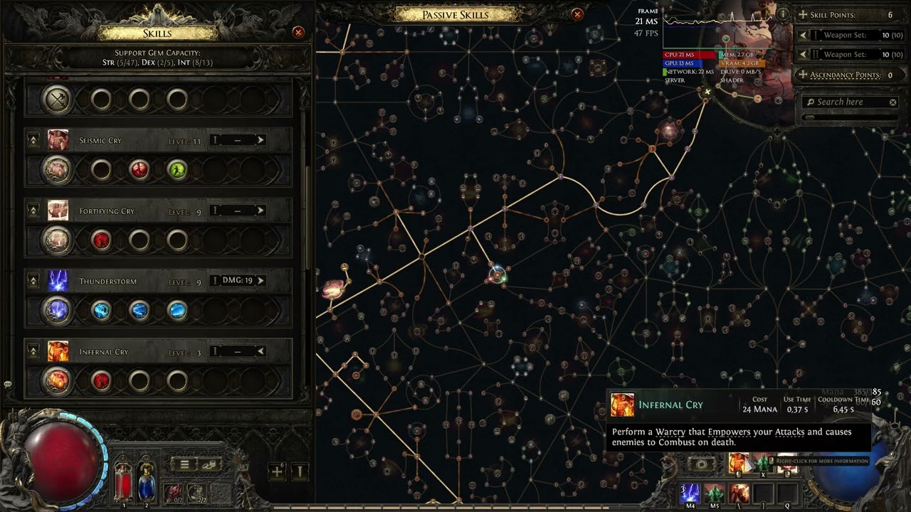 PoE2: 'Damage with Warcries' Modifier does not always affect corrupted blood.