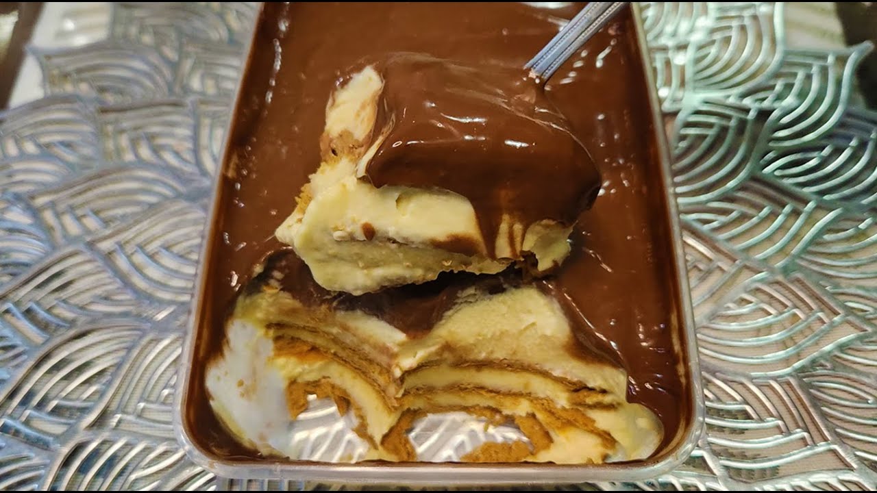 NO BAKE Boston Cream Cake Recipe | How To Make Boston Cream Cake Without Oven