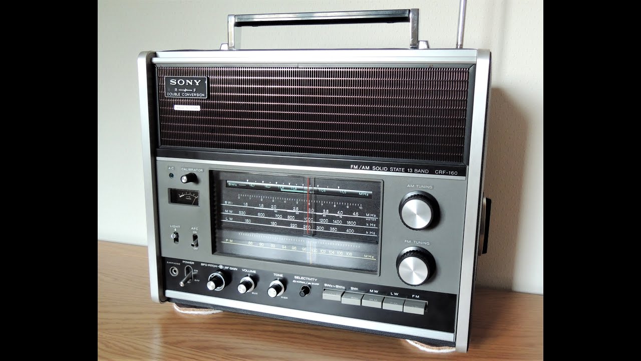 Sony CRF-160 receiver demo.