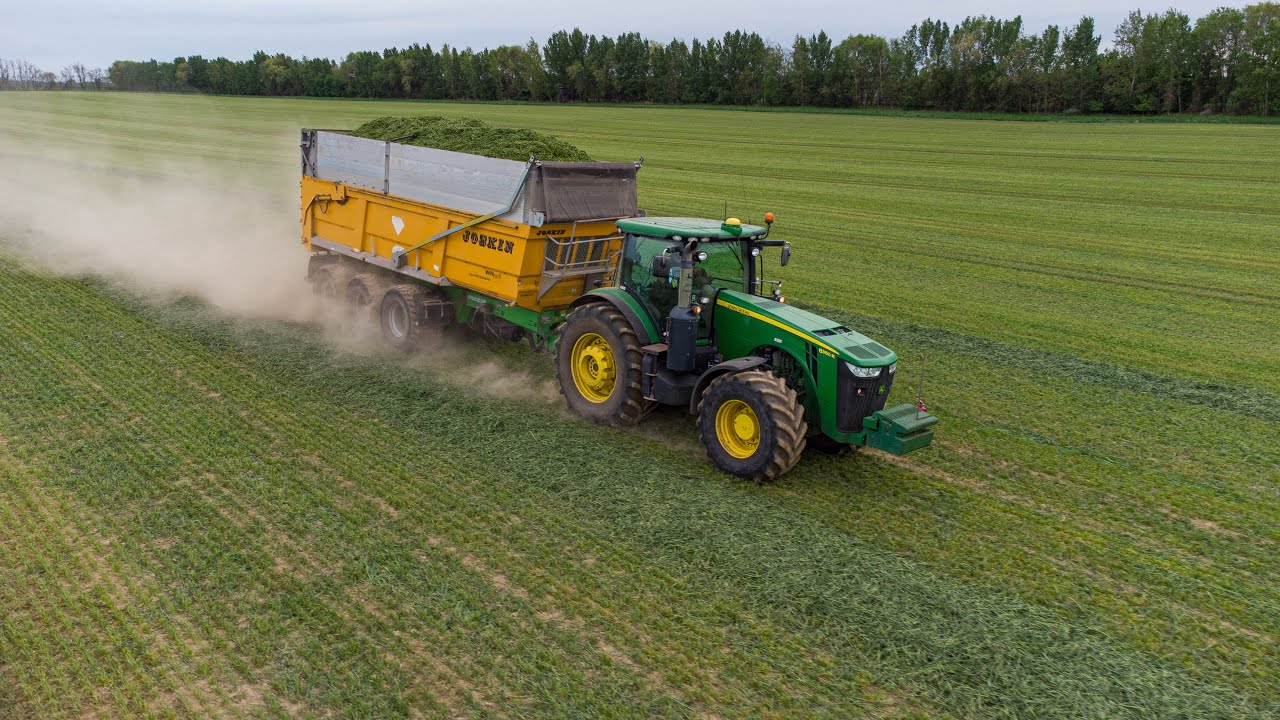 Cab View | John Deere 8360 R | Joskin Trans SPACE 8000/27 | Farma Majcichov
