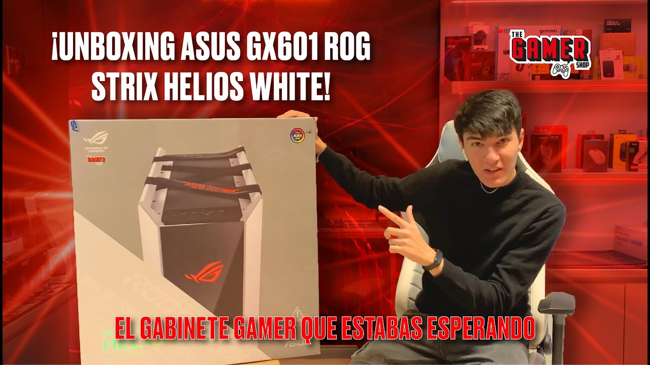 ¡Unboxing ASUS GX601 ROG strix helios white! 🎮