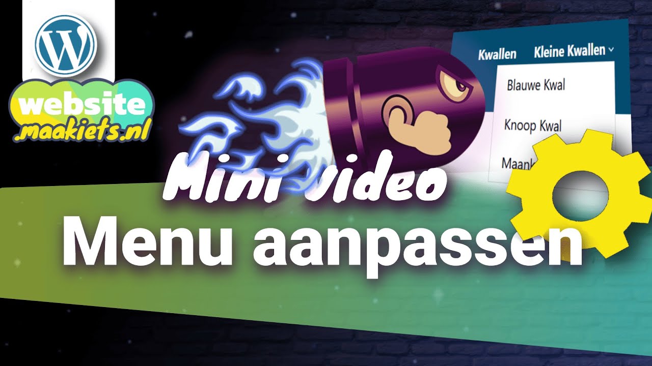 Website maken ➡️ Menu Aanpassen