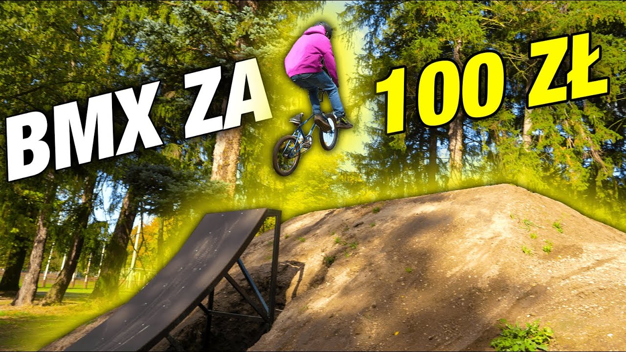 BMX ZA 100 ZŁ vs DUŻE HOPY