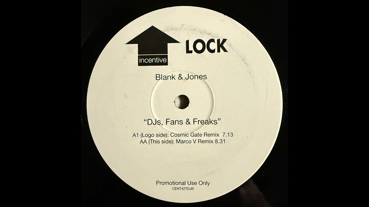 Blank & Jones - DJ's, Fans & Freaks (Marco V Remix) 2001