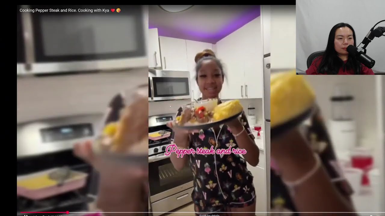 React & Laugh with Me: Cooking with Kya