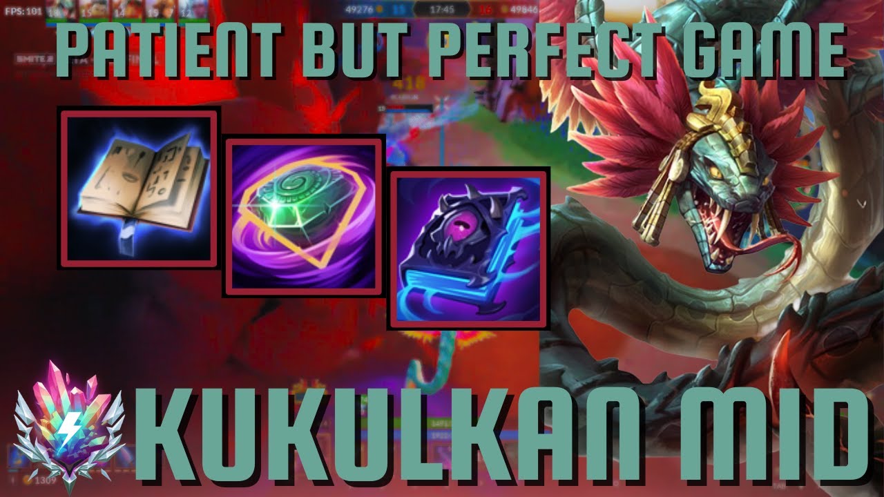 PATIENT BUT PERFECT GAME - Kukulkan Mid Smite 2 Gameplay