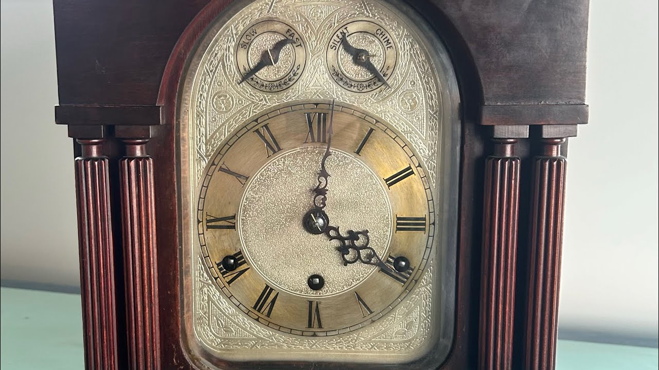 Rare Ca. 1910 Carl Werner Westminster Chimes Bracket Clock