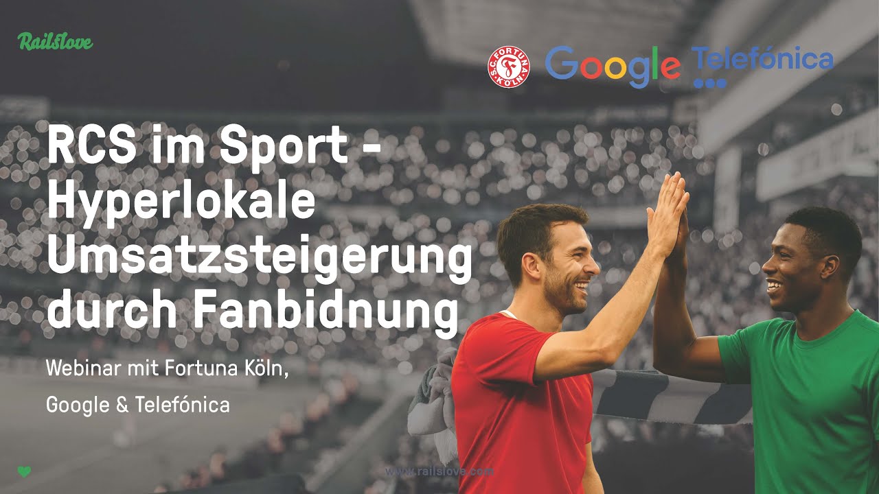 RCS Business Messaging: Die Zukunft der Kundenkommunikation im Sport | Webinar mit Fortuna Köln