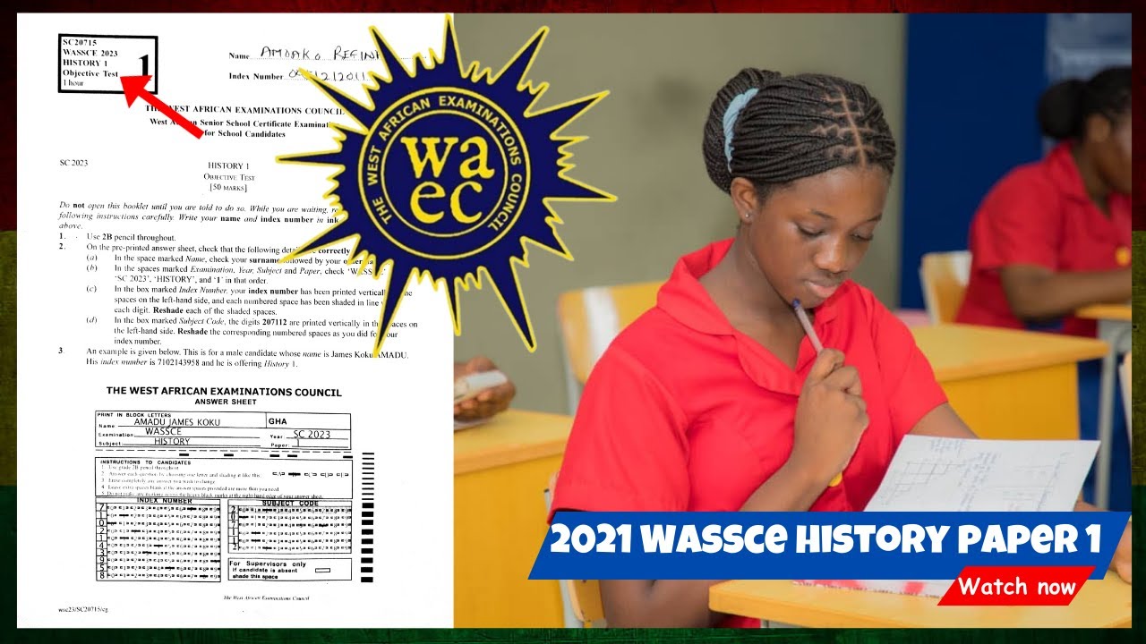 WASSCE 2021 History Past Questions with Answers | 1-50 | WASSCE 2023