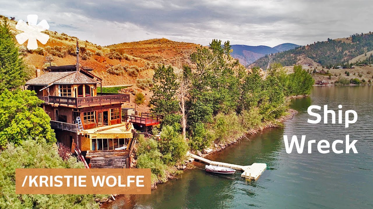Kristie Wolfe restores boat-shaped cabin in forsaken lake