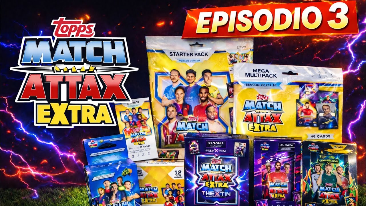 TOPPS MATCH ATTAX EXTRA!! Se viene mega apertura de todos los productos de esta nueva colección.