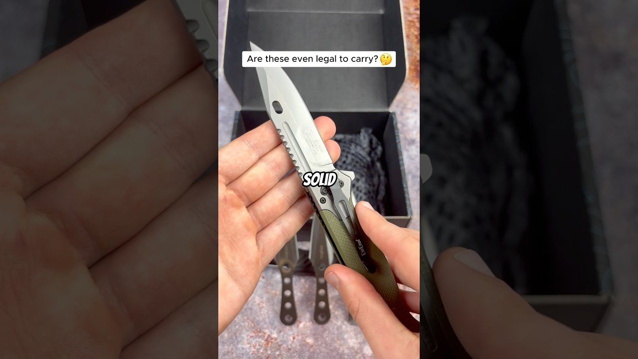 Are these knives LEGAL to carry???