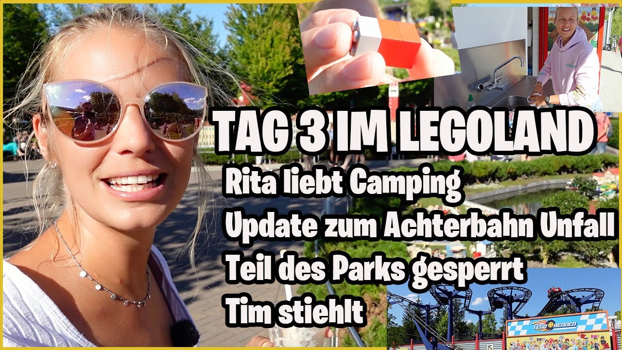 Rita liebt Camping, Update Unfall, Teile des Parks gesperrt... ☆ Tag 3 ☆ VLOG Legoland Günzburg
