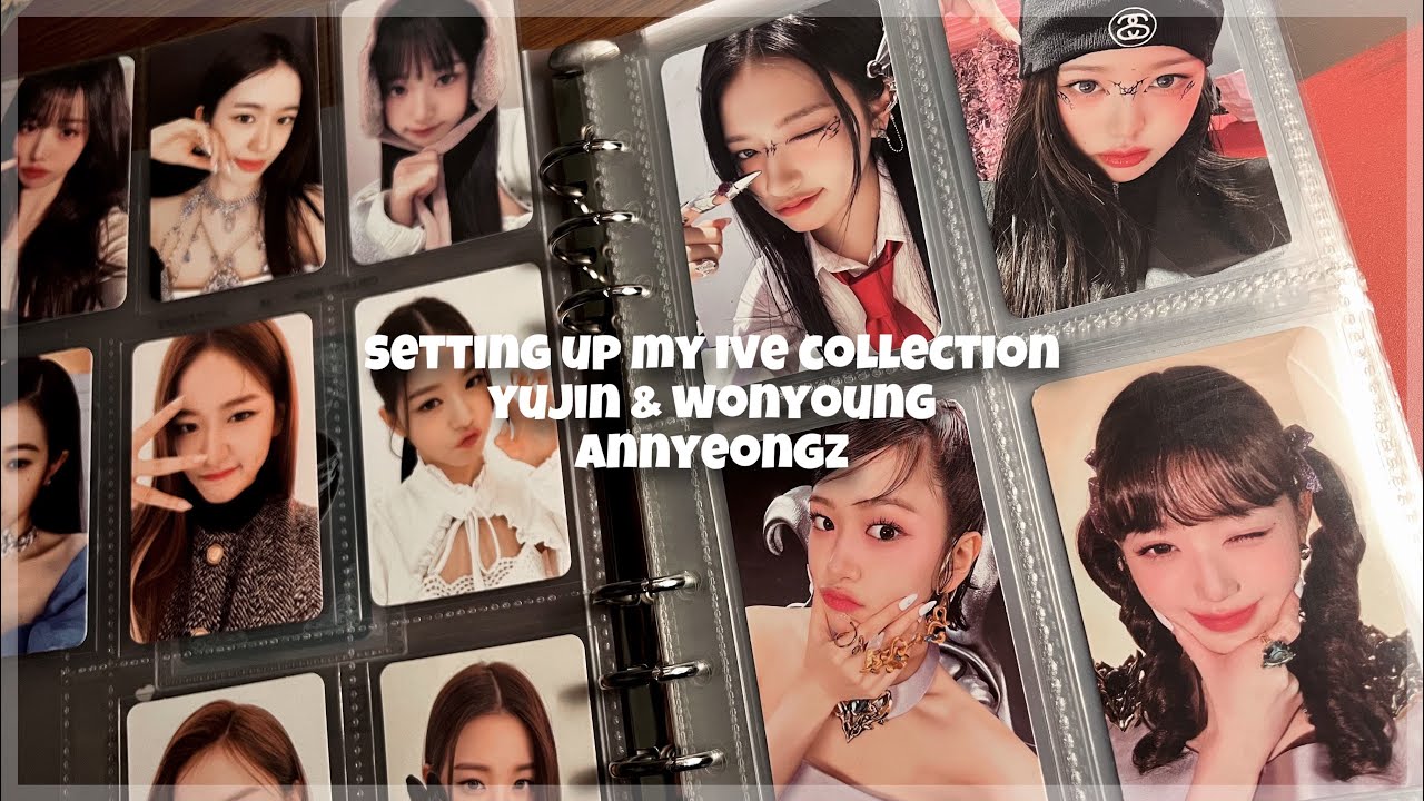 starting and setting up my ive collection ~ yujin & wonyoung
