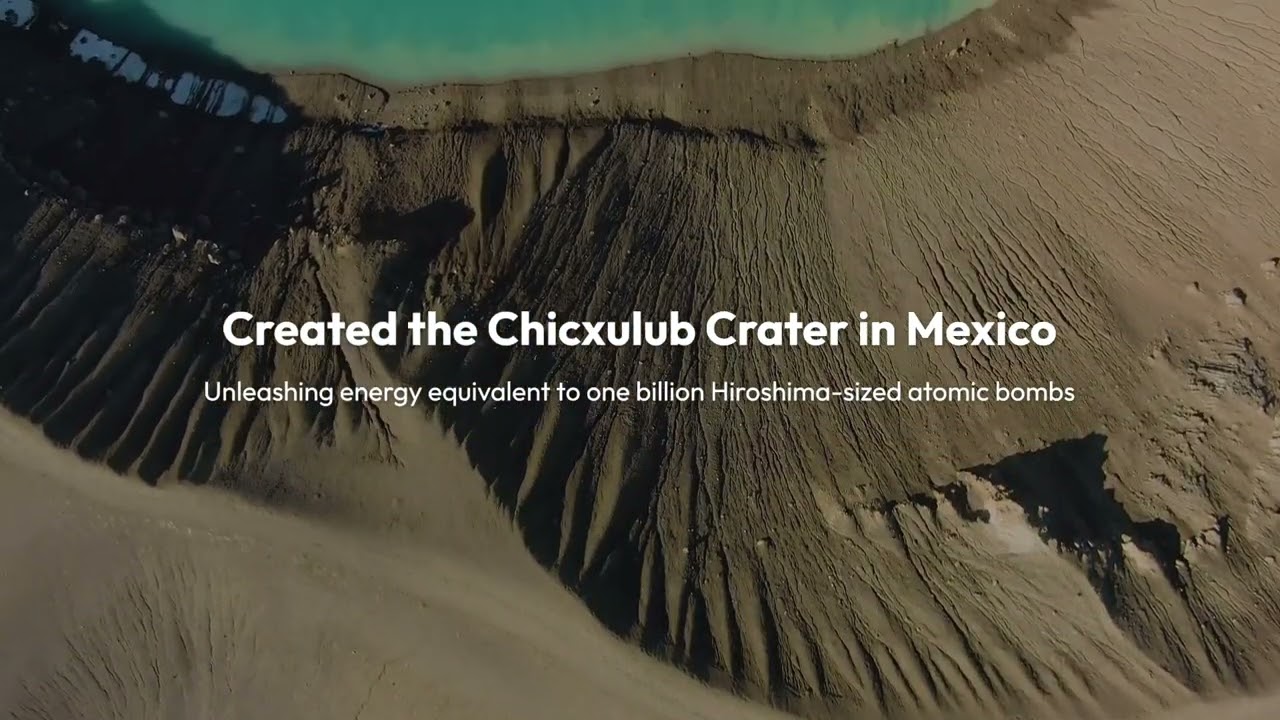 The Cretaceous-Paleogene K-Pg Extinction #dinasaurs #earthhistory #asteroidimpact #prehistoriclife