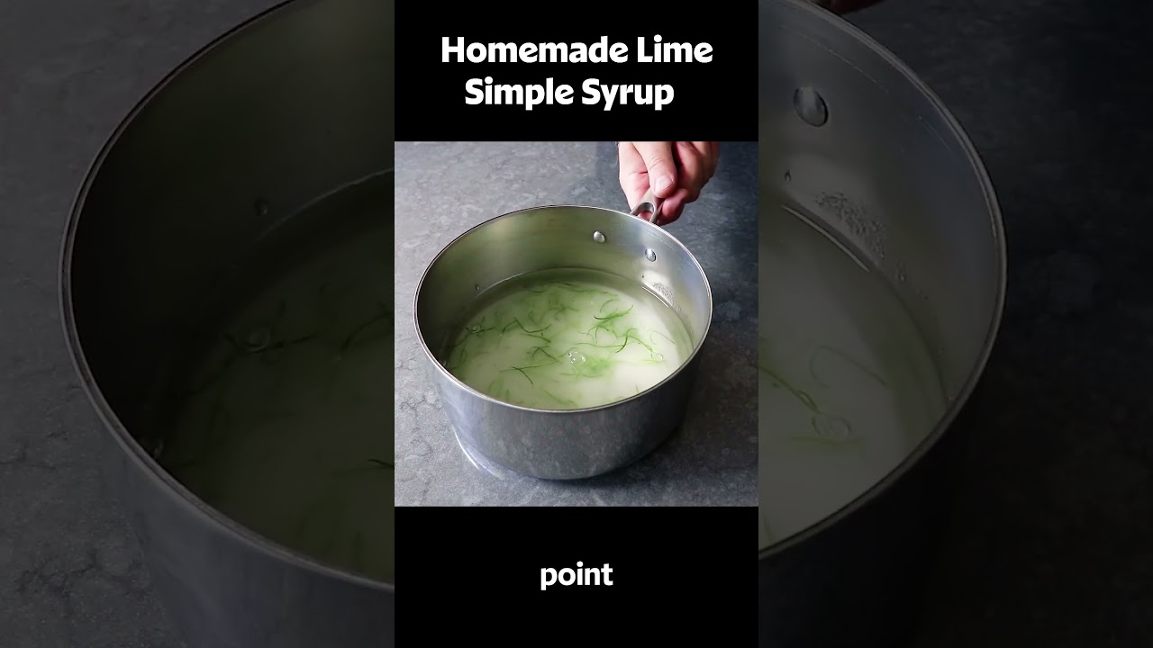 How to Make Chef John's Lime Simple Syrup