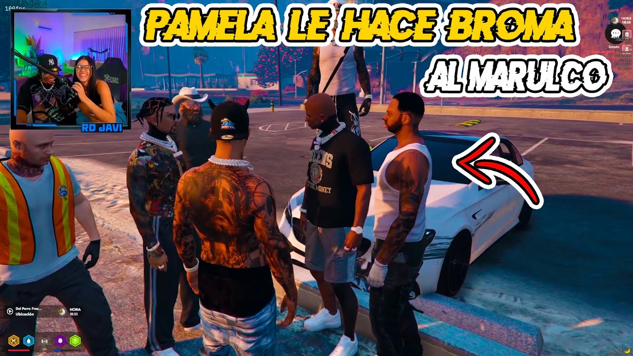 RDJavi: Pamela le hace broma al Marulco   Perola y la Gringa se Pelean