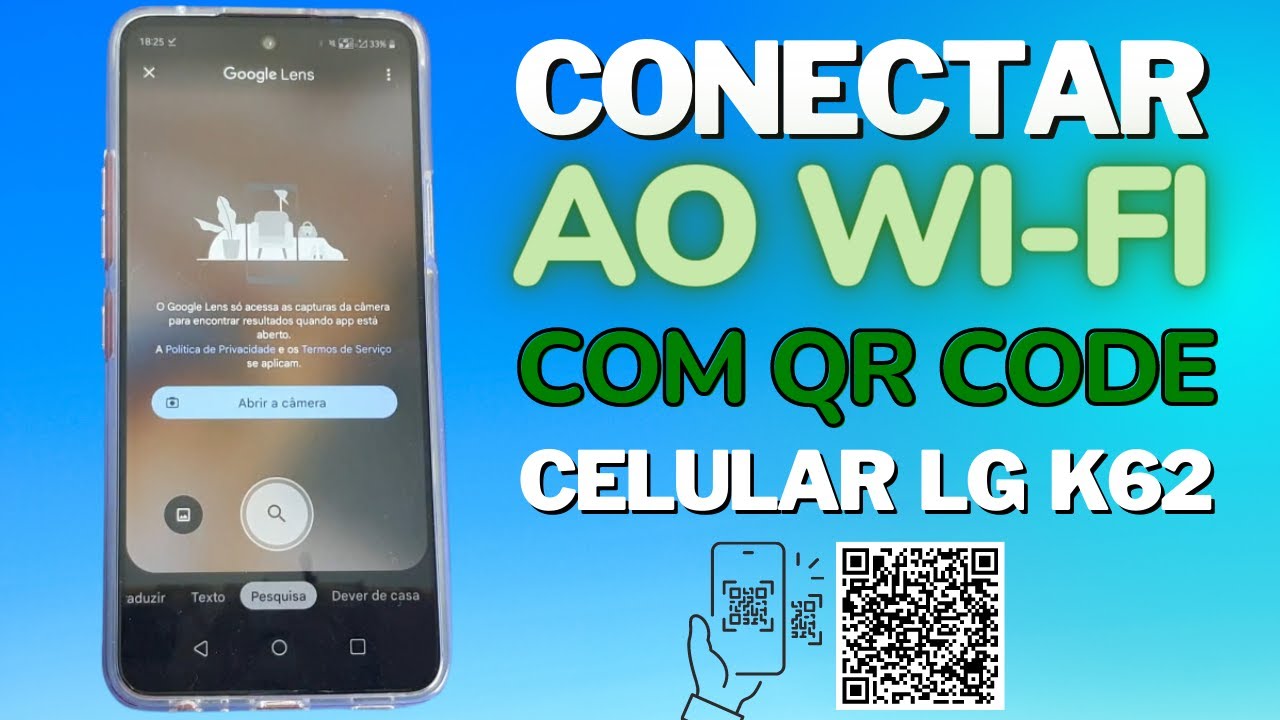 COMO CONECTAR EM REDES WI-FI NO CELULAR LG K62 ATRAVÉS DO CÓDIGO QR SEM PRECISAR DIGITAR A SENHA
