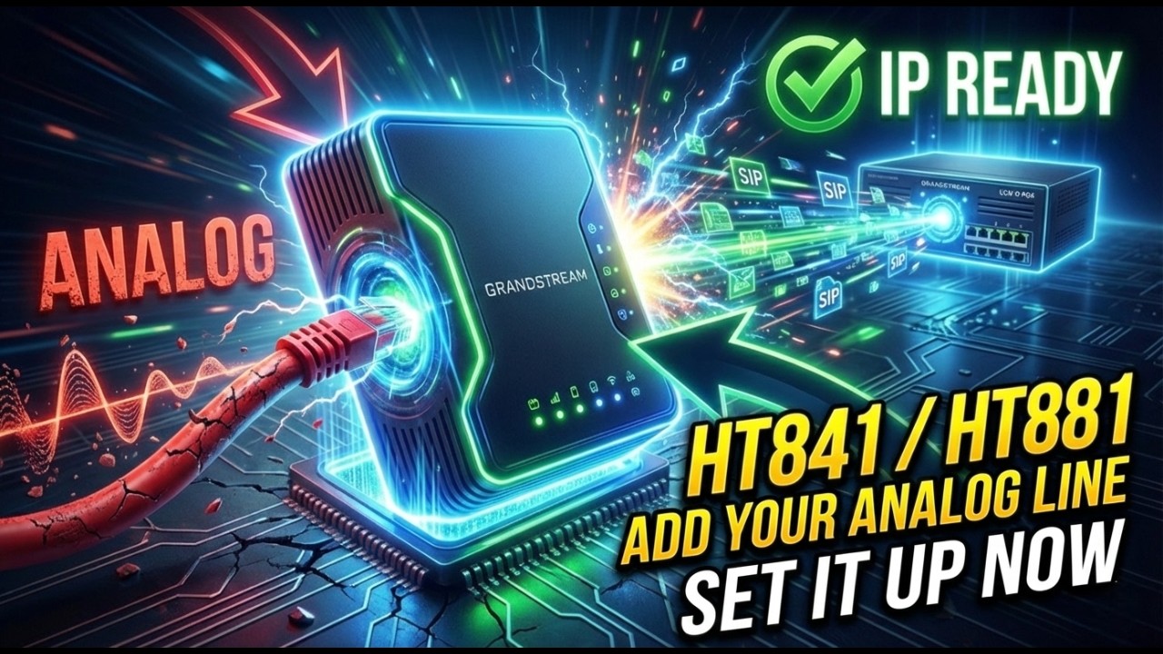 21 -📢🔥TRANSFORM ANALOG LINES INTO IP! Configure HT841/HT881 with UCM6XXX (STEP BY STEP)