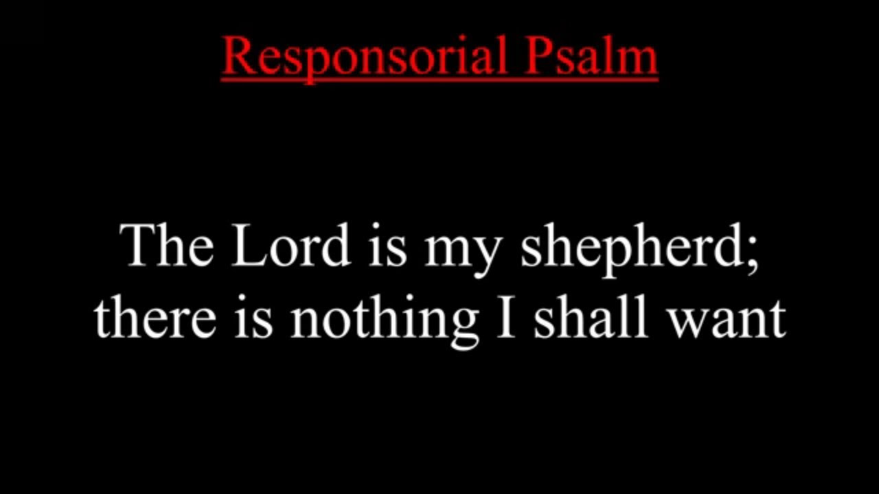 4th Sunday of Lent (2026) - Respond & Acclaim