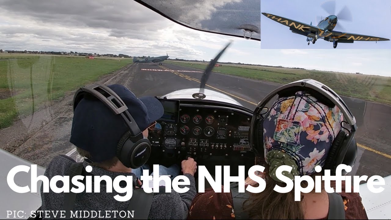 Chasing the NHS Spitfire 30.08.20 | Eurostar EV-97 #NHSSpitfire #SteveMiddleton
