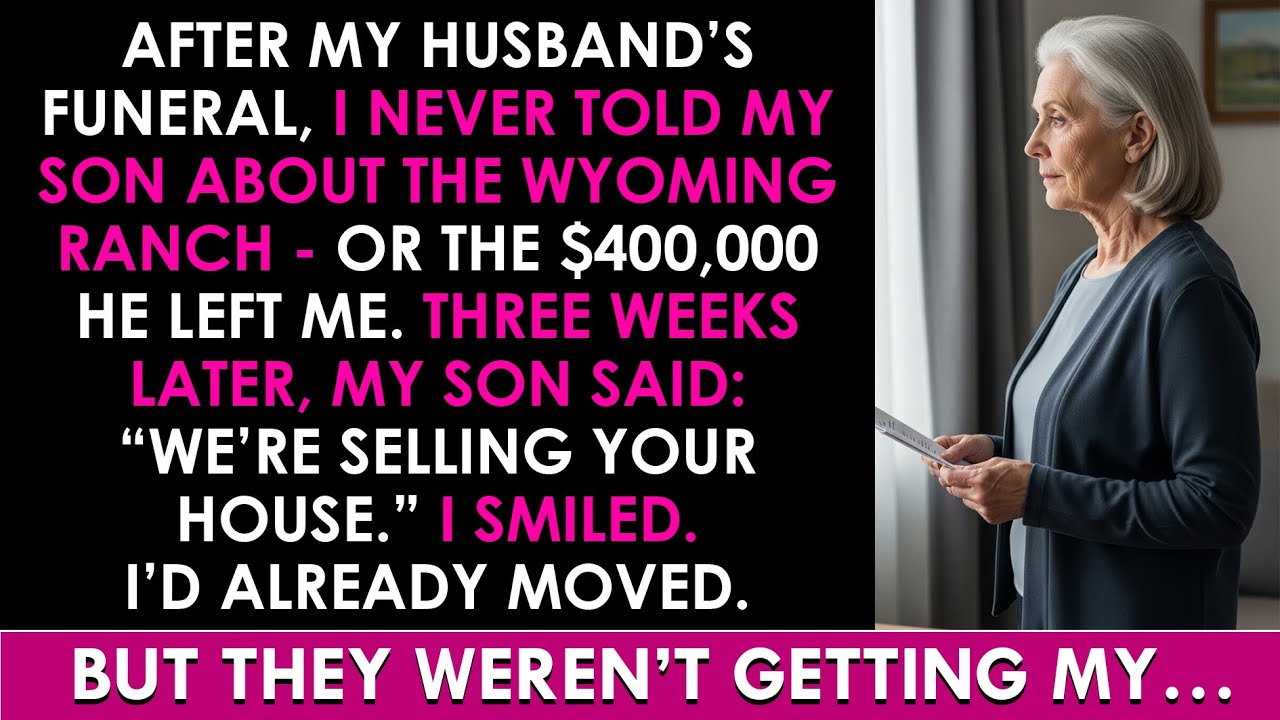 After My Husband’s Funeral, I Never Told My Son About The Wyoming Ranch He Left Me — Three Weeks