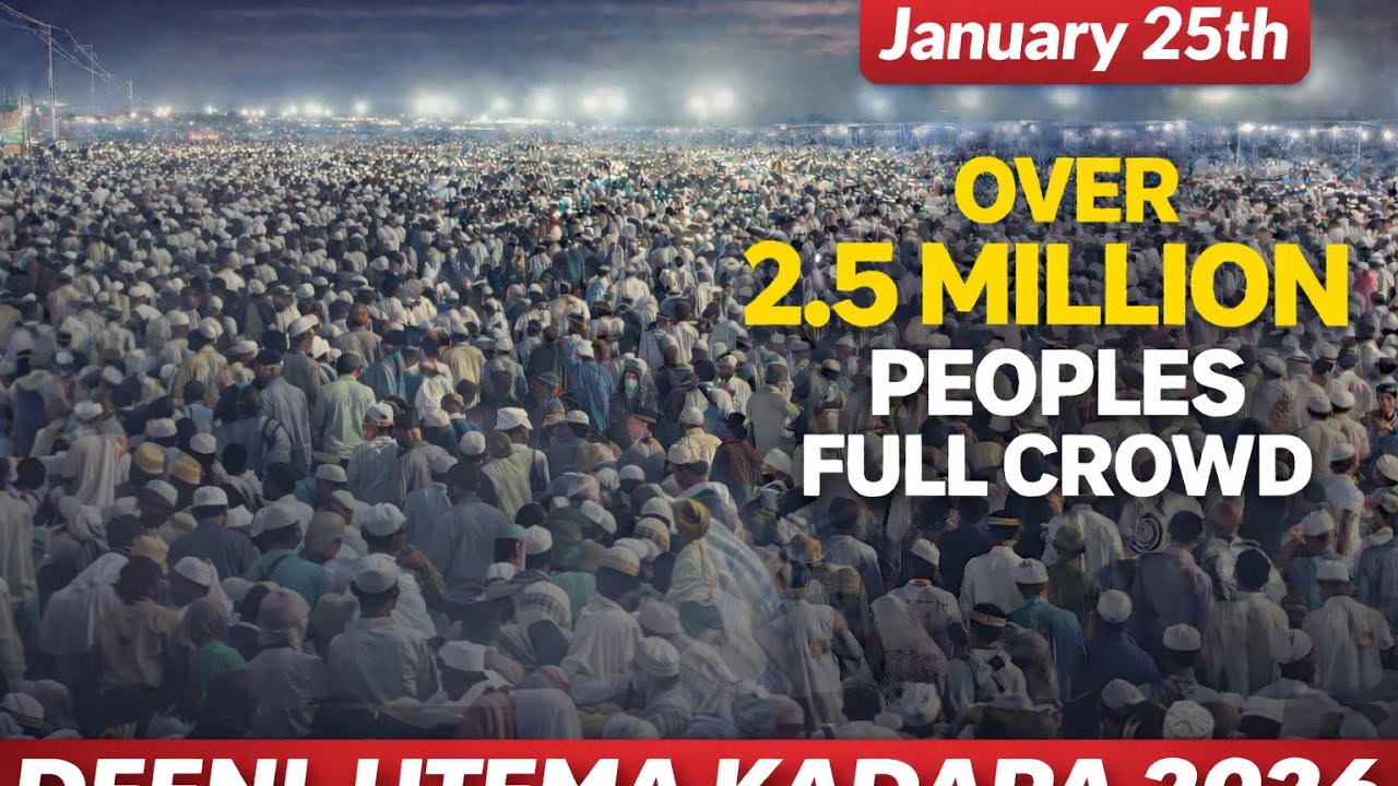 Deeni-ijtema || 2026 Kadapa|| 15 lakhs people 😱|| 25th date || January 23,24,25th || Day 3 