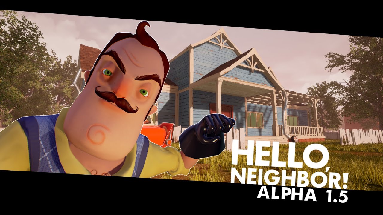 Hello neighbor Alpha 1.5 mod by BlinqStar (Gameplay video) this mod is really accurate!!