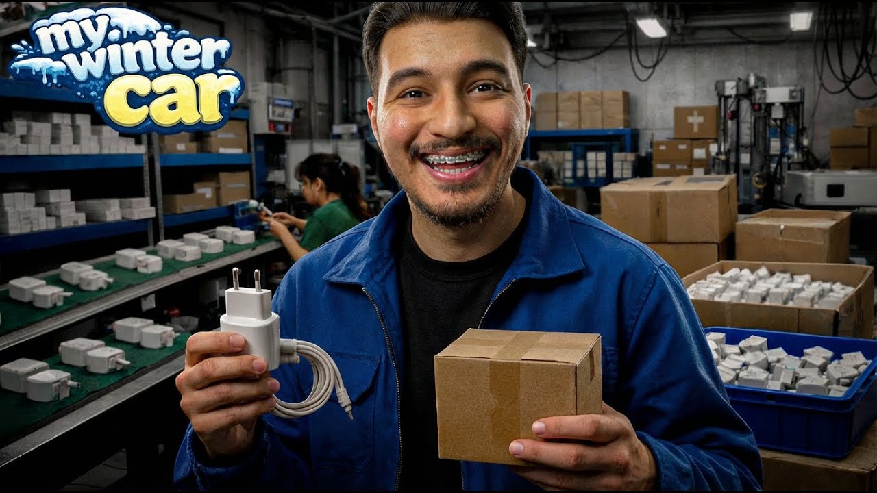 دخلت نخدم فـ مصنع الشارجورات 🔌💼 | My Winter Car #7