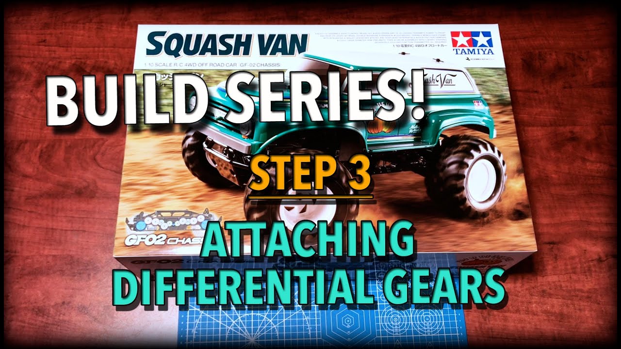 Tamiya Squash Van Build Series! - Step 3 - Attaching the Differential Gears - @All_RC_Fun
