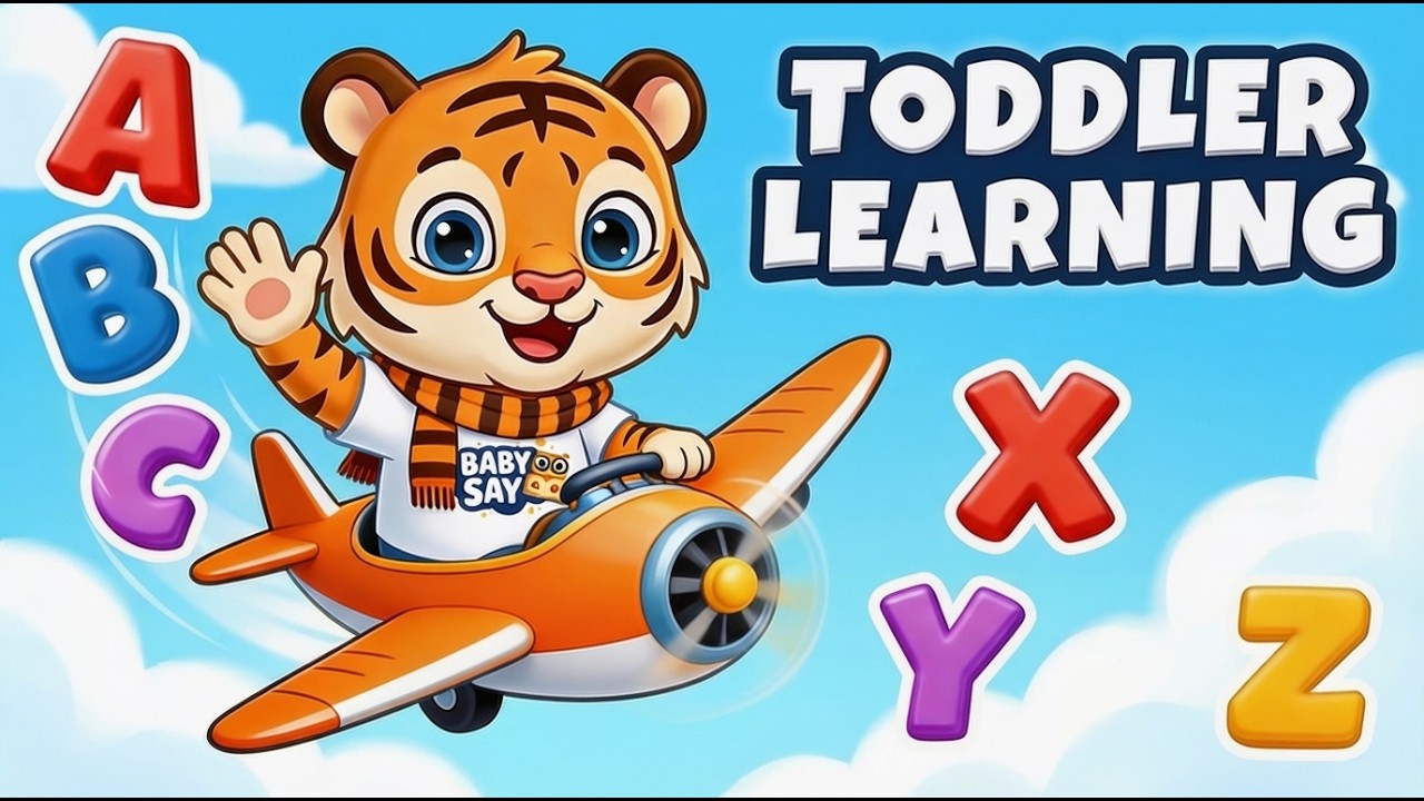 Learn ABC, Animals | Toddler Learning Videos | Baby Learning First Words | Learn to Talk For Babies
