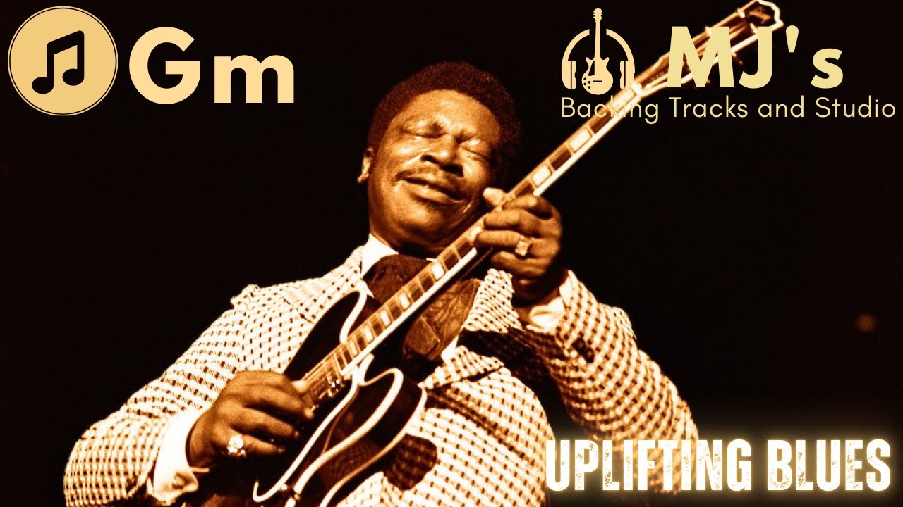 Uplifting Fine Blues in G minor | Backing Track
