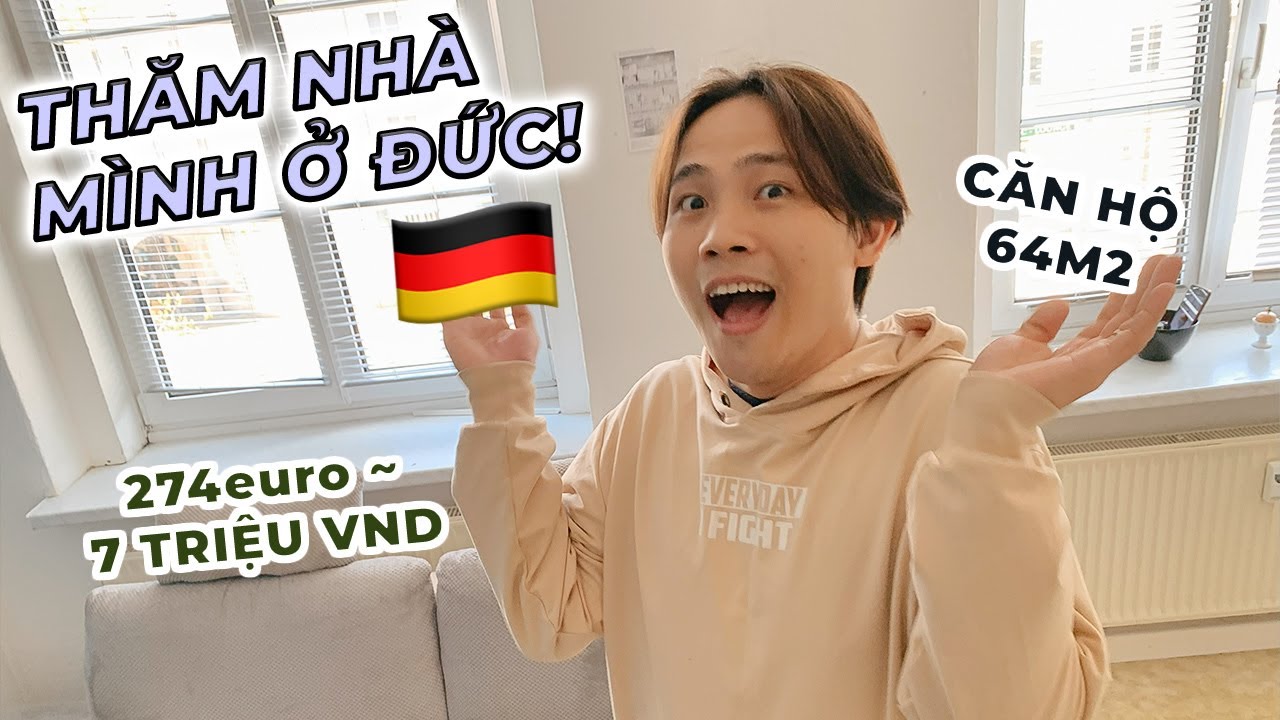 DU HỌC ĐỨC | Có gì trong căn hộ 64m2 chỉ 274 Euro tại Đức đây? - Cuộc sống sinh viên du học