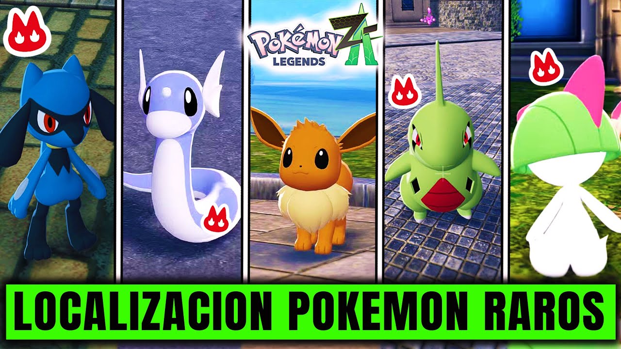 ✨ 5 LOCALIZACIONES de POK&Eacute;MON OCULTOS en POKEMON LEYENDAS ZA Guia Captura